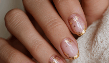 Thanksgiving short nails