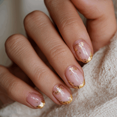 Thanksgiving short nails