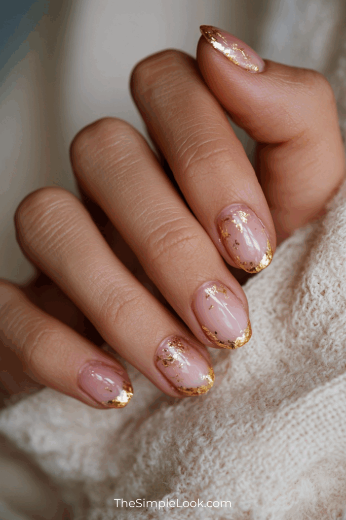 Thanksgiving short nails