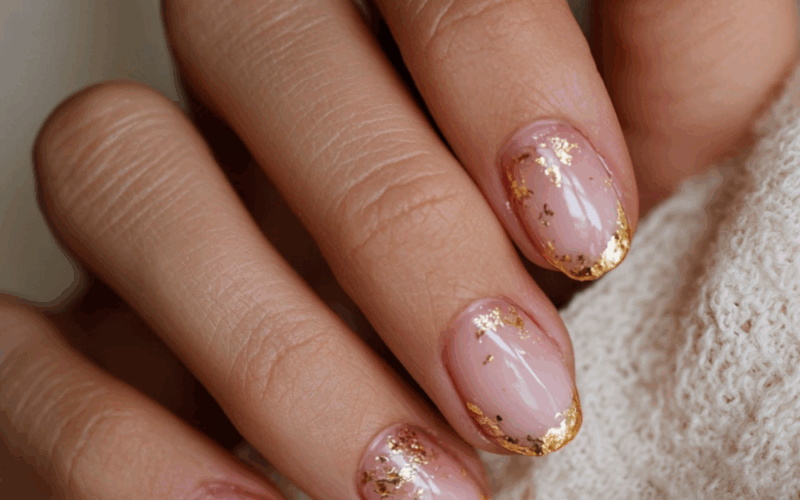 Thanksgiving short nails