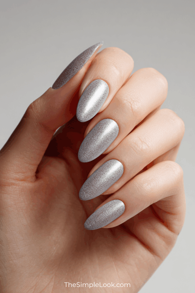 Icy Silver Velvet Chrome