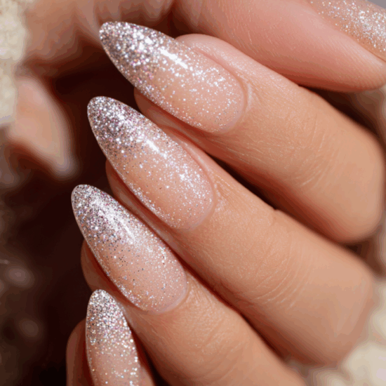 Micro-Glitter Fade: The Subtle Sparkle