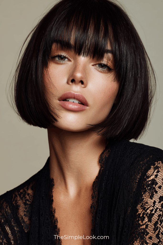 Blunt Cut with Soft Waves