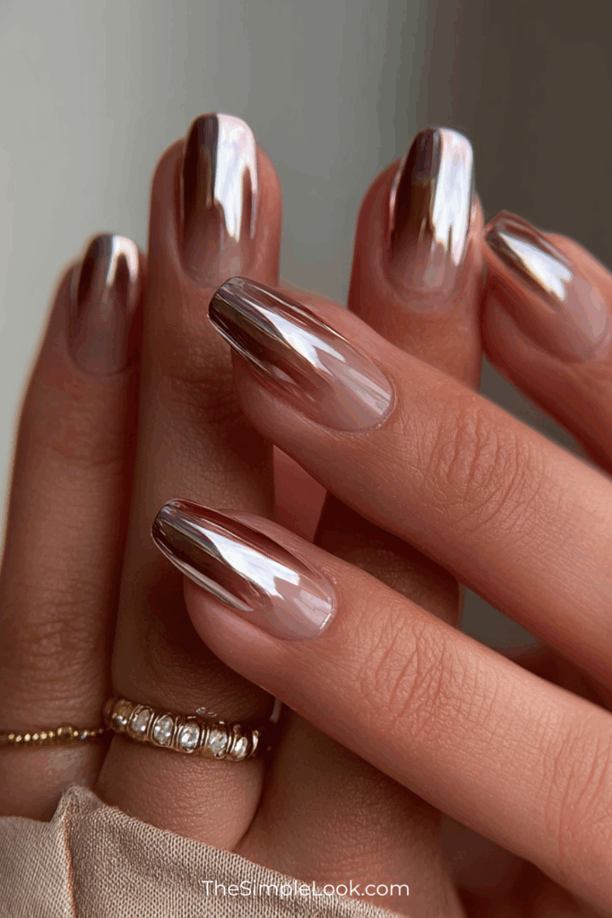 Chrome Gradient Nails