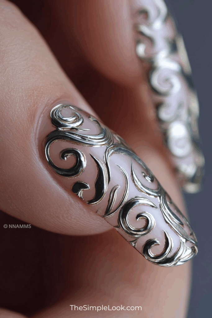 Embossed Chrome Art