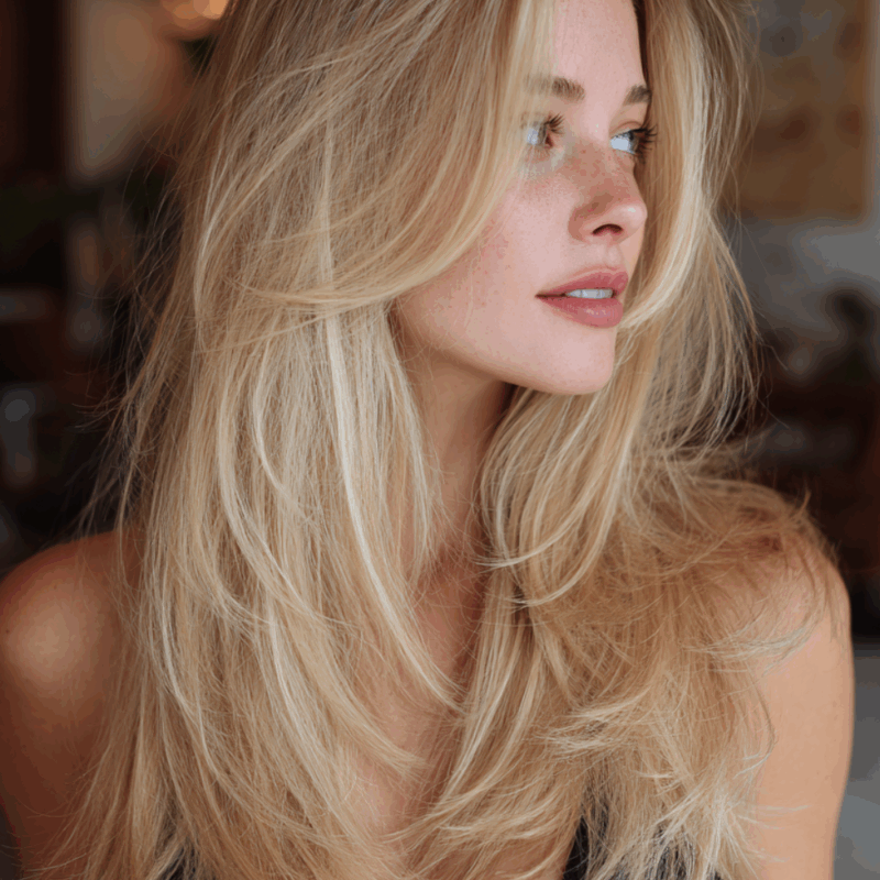 12 Long Layered Haircuts with Curtain Bangs (2025 Update) | Trending Styles & Modern Ideas