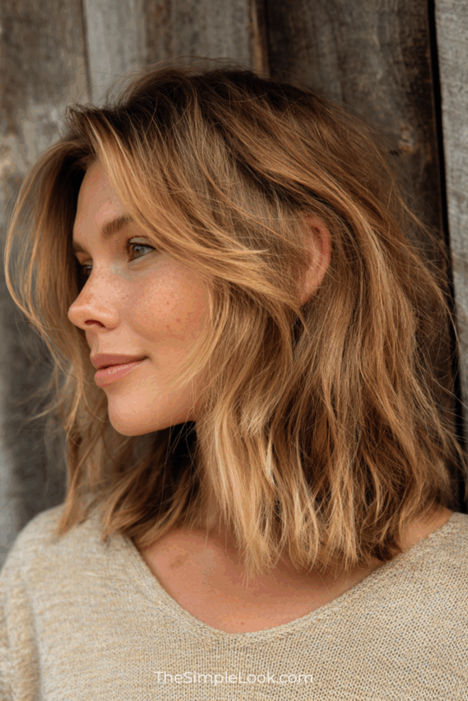 Layered Bob with Feathered Front