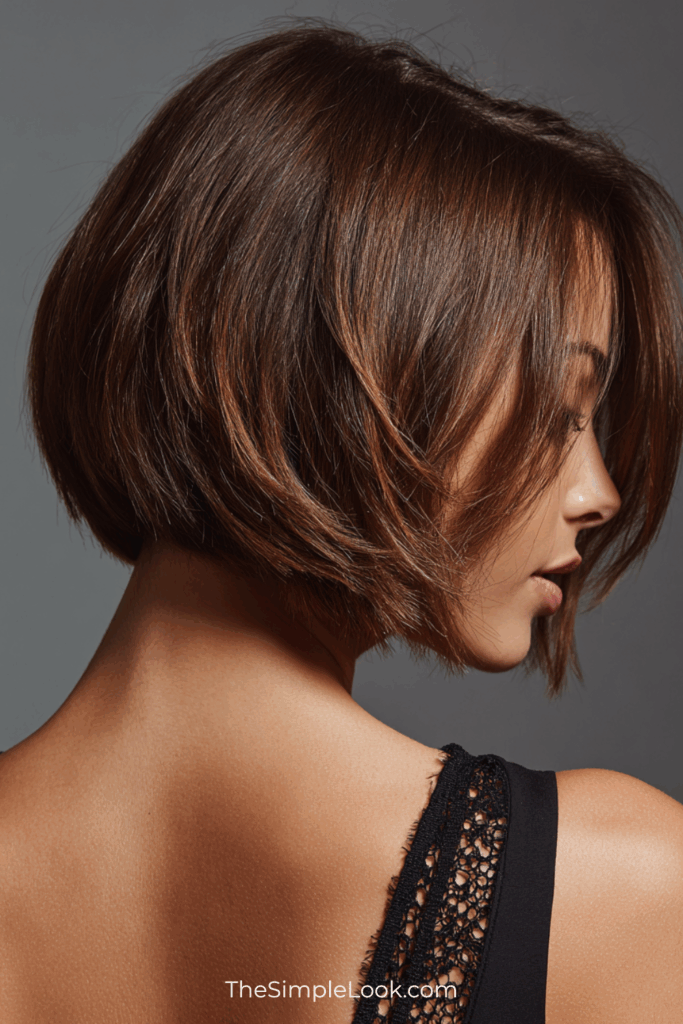 The Sleek and Glossy Ghost Bob