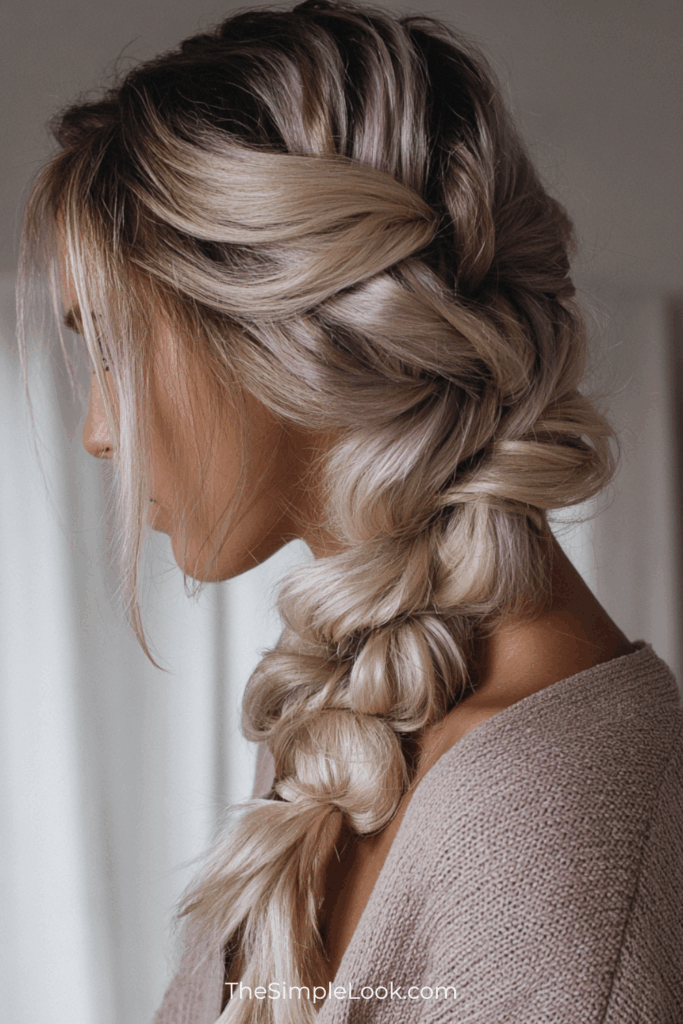 The Chunky Side Braid