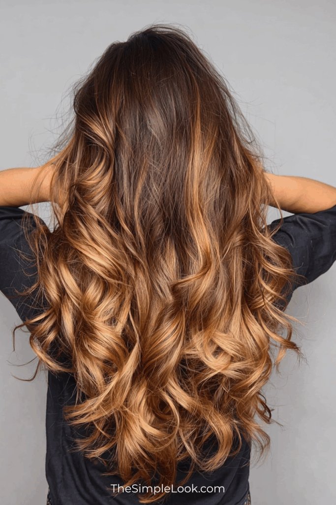 French Balayage for Medium Brown Hair