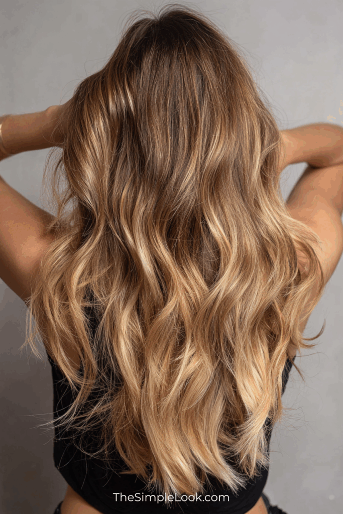 French Balayage for Light Brown to Bronde